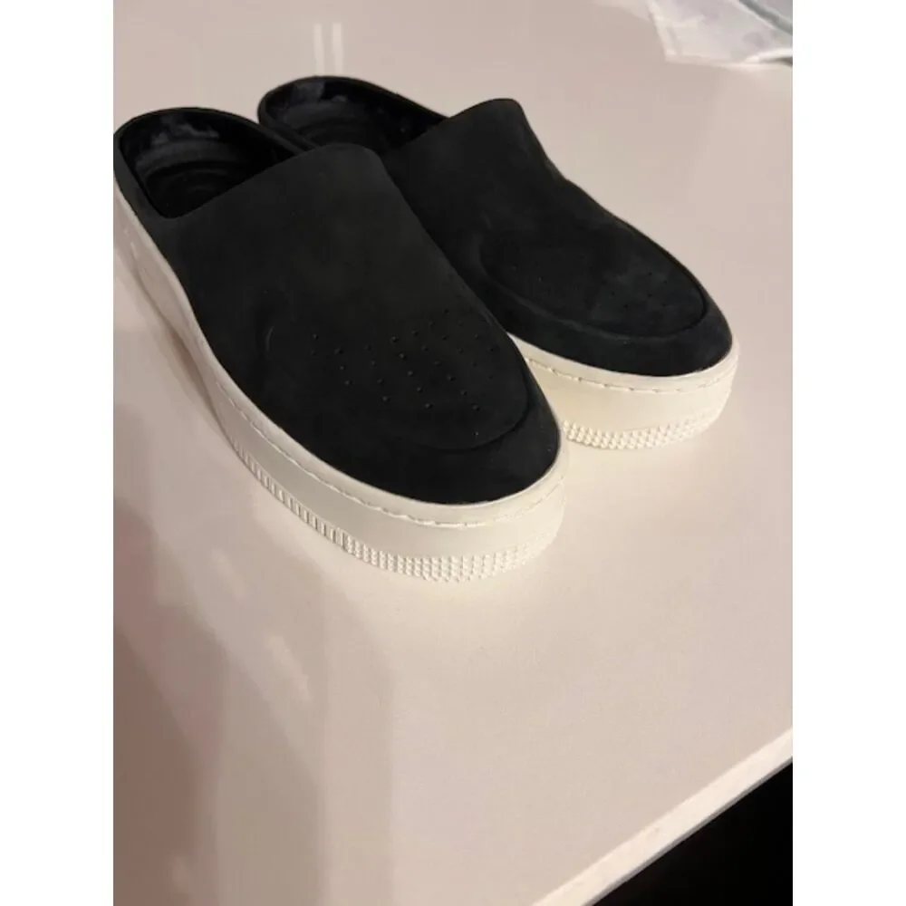 Nike Air Force 1 Lover XX Black Suede Platform Slip-On Mule Sneaker 6.5